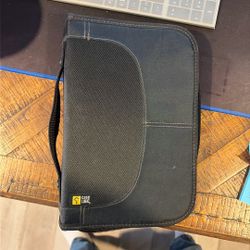 CD Case, 92 Capacity Nylon DVD Case Protective CD Holder Portable Disc Storage Organizer Bag for Car Home (Black 92 Capacity)