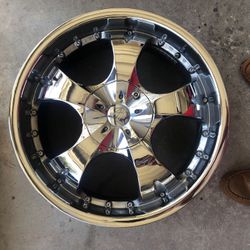 set of four wheels size 22 (velocity brand)