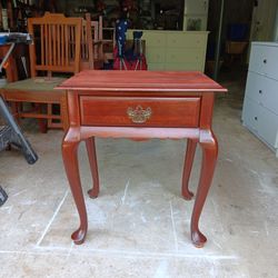 1-Drawer Cherry End Table 