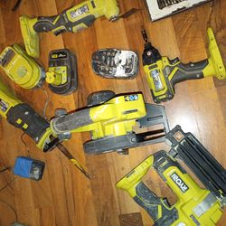 Ryobi Tool Set 8  piece