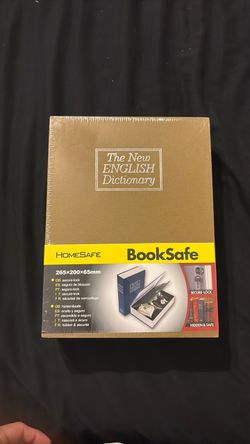 HomeSafe Dictionary Book Safe with Lock