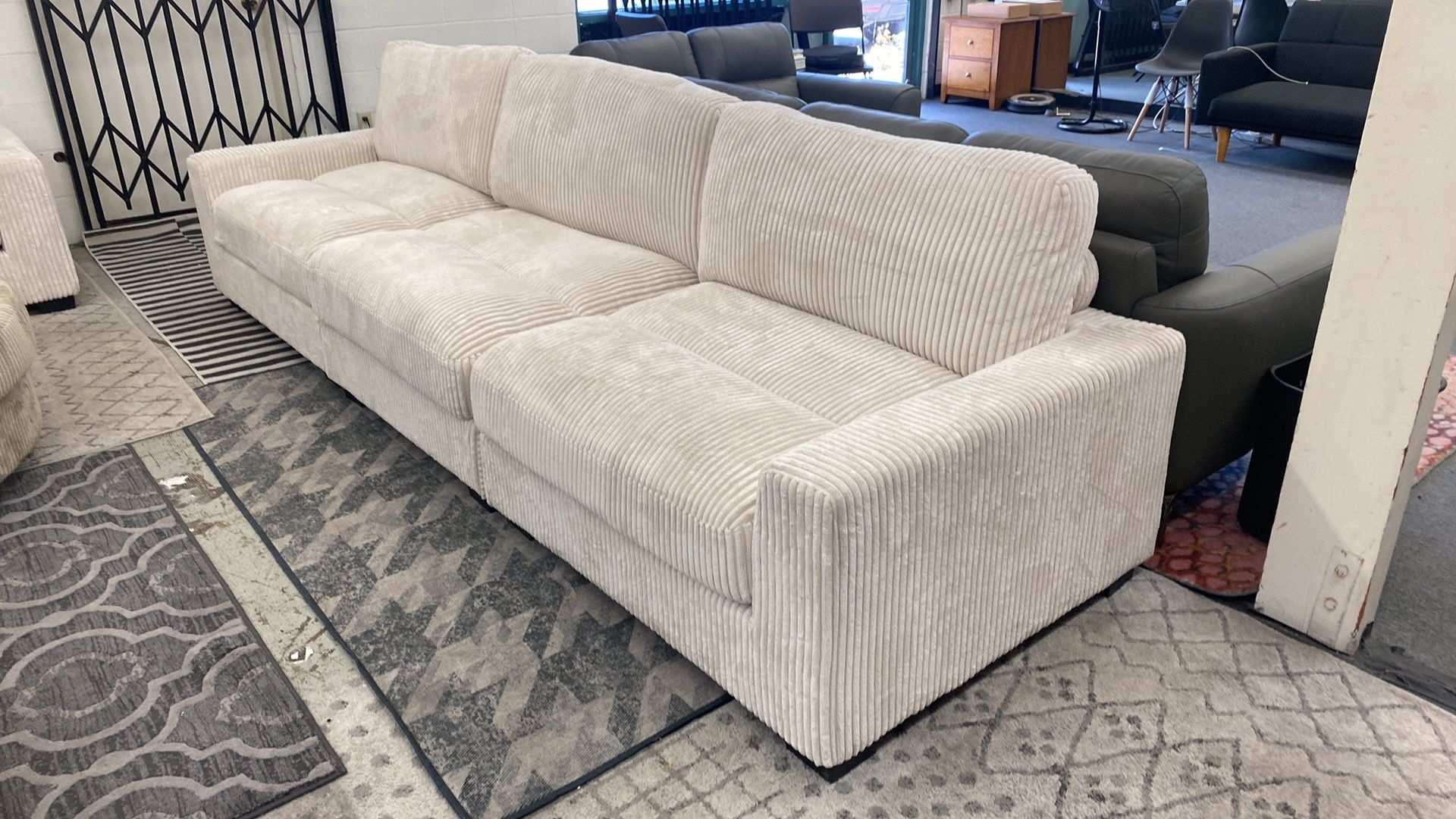 New 127’ Corduroy Couch / Free Delivery