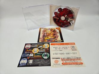 Marvel vs Capcom 2 (Sega Dreamcast, 2000, NTSC-J) DC Japan Import US Seller