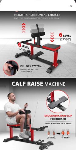 Brand New Seated calf raise machine