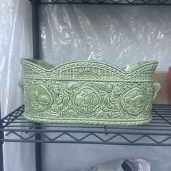 Beautiful Ceramic Triple Herb Pot Flower Container