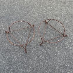 Rustic garden pot raisers/stands 17” diameter
