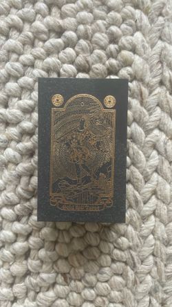Tarot gold card