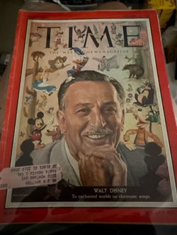 Time Magazine Walt Disney December 27, 1954