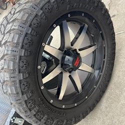 Set Of Rims With Tires 