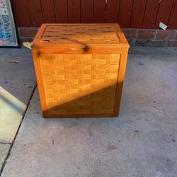 Oceanstar Wooden Laundry Hamper