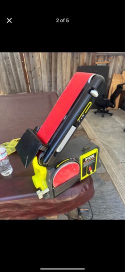 Ryobi 2in1 4" x 36" Belt & 6" Disc Sander + NEW Diablo Sanding Belt