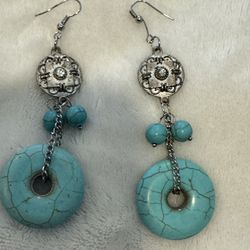 Turquoise Dangle Earrings 