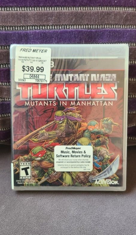 Teenage Mutant Ninja Turtles: Mutants in Manhattan - PS3 - New | Factory Sealed