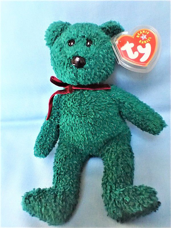 Holiday 2001 Teddy beanie baby bear--