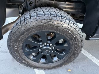 2023 Ram 2500/3500 Laramie Night Edition Wheel wheels Falken tires TPMs and lug nuts