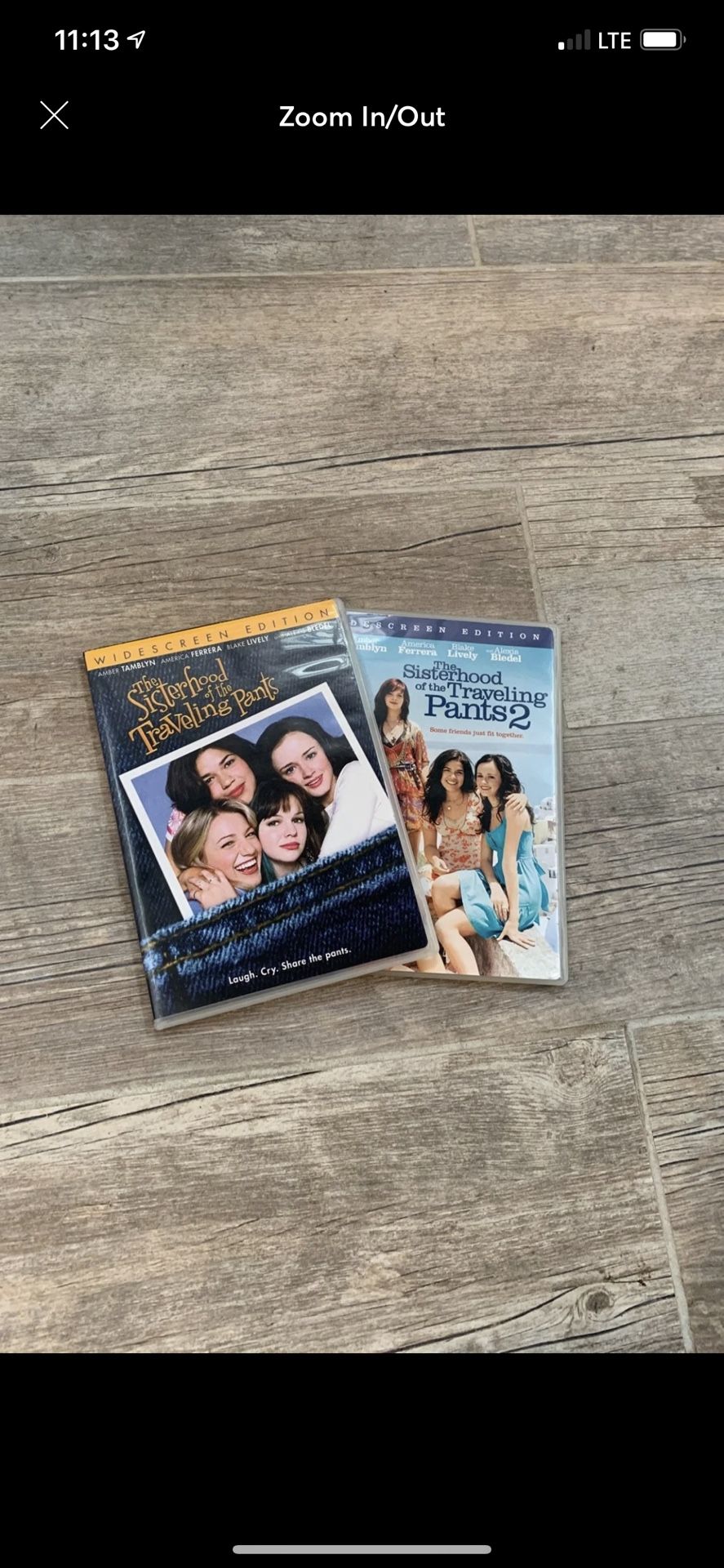 Sisterhood of the Traveling Pants DVD’s