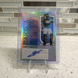 2025 Panini Crusade Garret Forrester Majestic Marks Auto #20 Miami Marlins