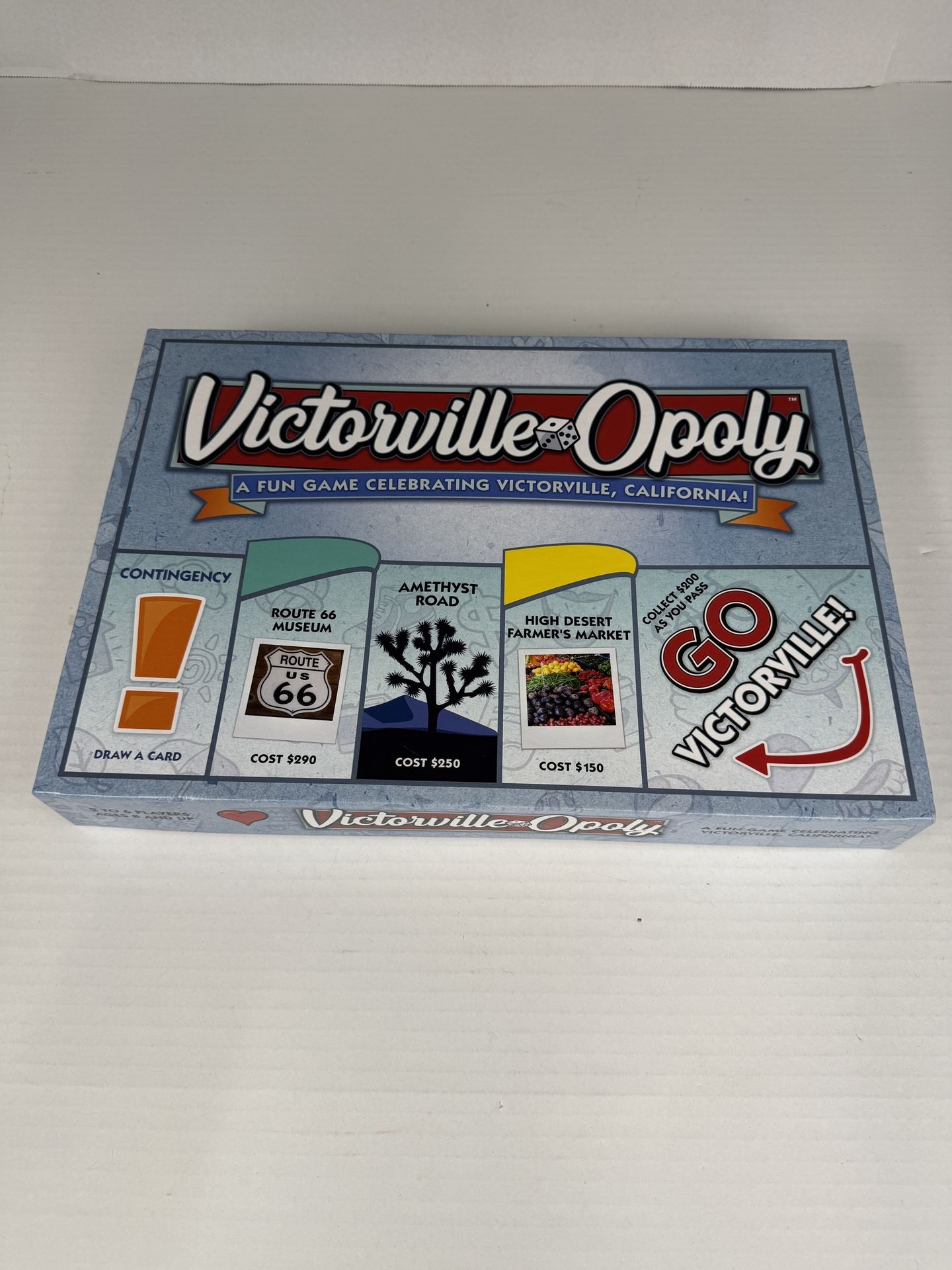 VICTORVILLE OPOLY Board Game BRAND NEW