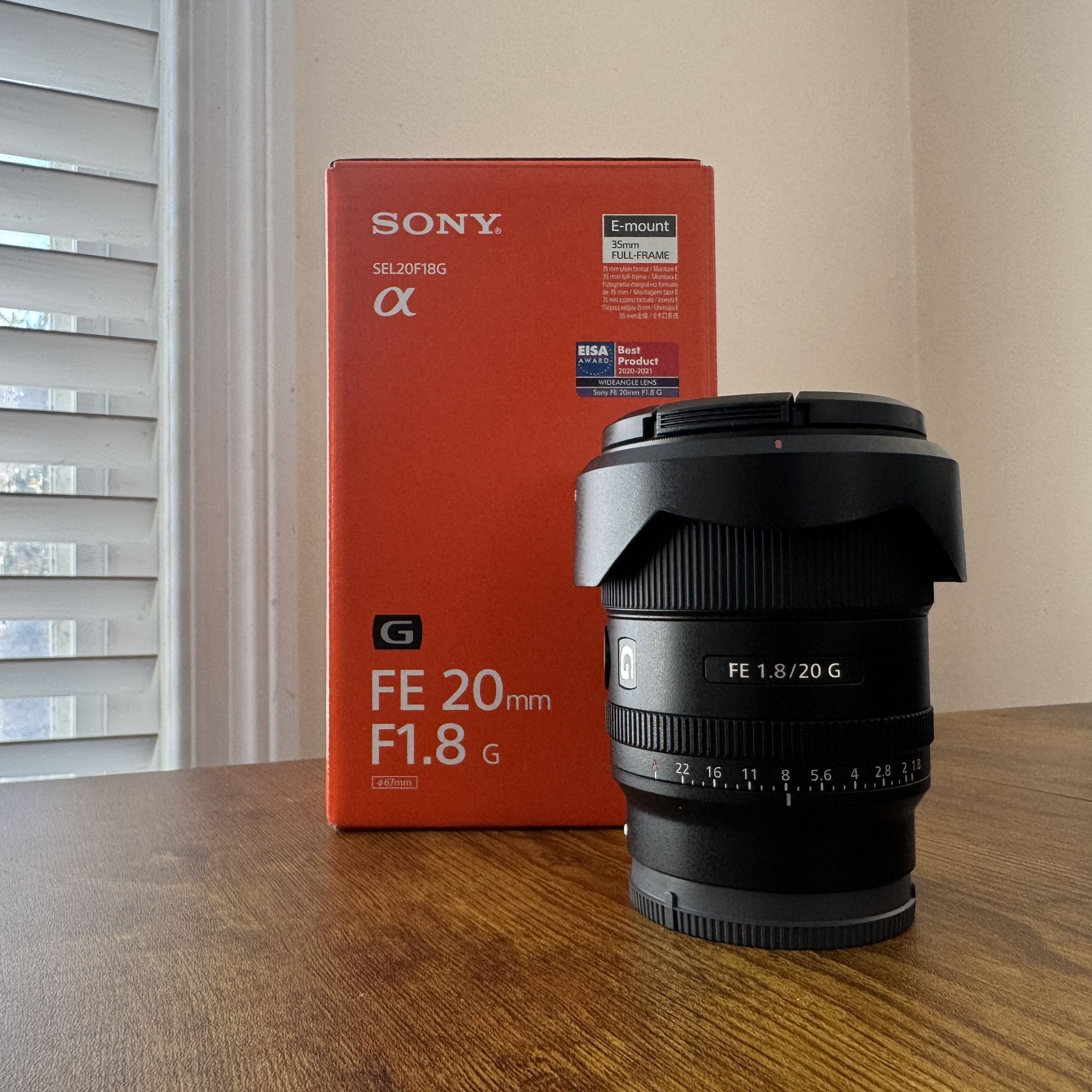 Sony 20mm 1.8 G
