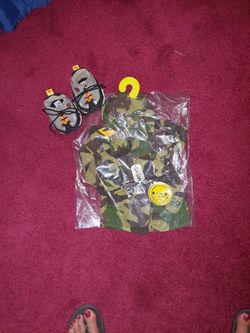 Build-a-Bear Camouflage + Shoes