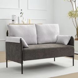 NEW Loveseat, Couch, Brown Chenille Upholstered 2 Seater Loveseat !