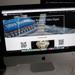 2015 Apple iMac A1418 21.5" Intel Core i5-5575R 8GB 256GB Sequoia - $199 (Schererville)