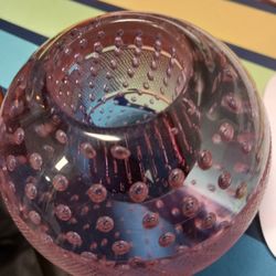 5" Blown Glass Paperweight