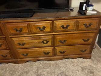 Solid Oak Dresser