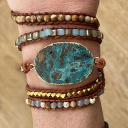 Wrap Bracelet - Turquoise 