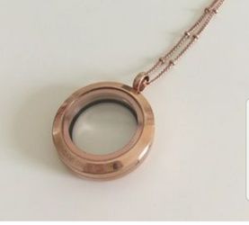 Origami Owl Rose Gold Locket