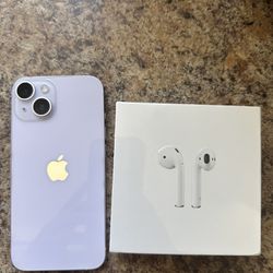 iPhone 14 & AirPods (new)