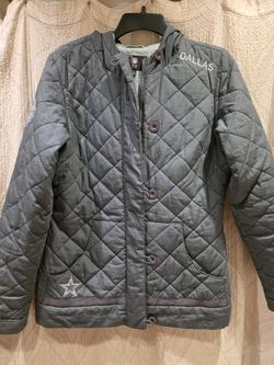 Womens Dallas Cowboys Quilted Jacket - Size Small