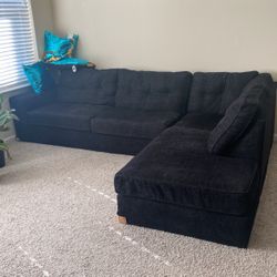 Black Sectional Couch