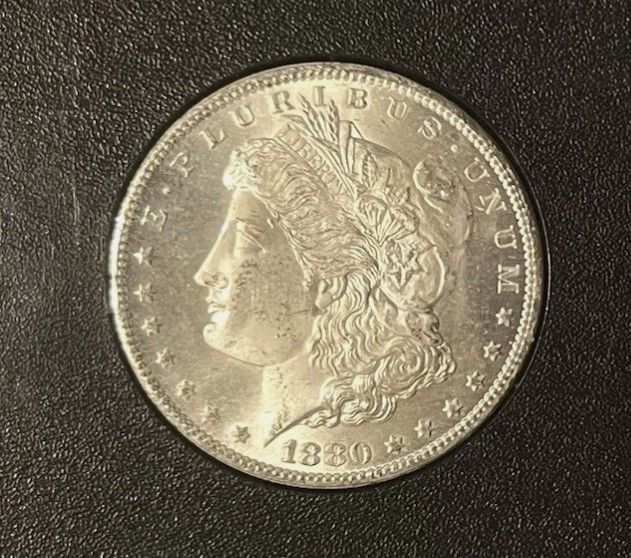 1880-CC $1 Morgan Silver Dollar