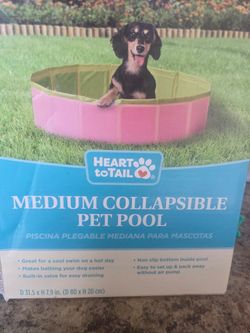 Heart to Tail Medium Collapsible Pet Pool