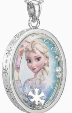 Elsa "Disney"925 sterling silver charm.