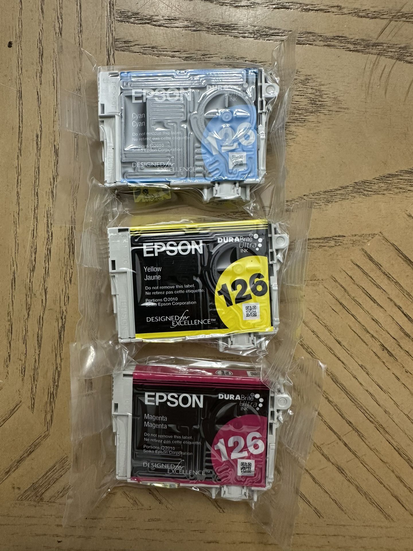 Epson 126 Standard-capacity Color Multi-pack Ink Cyan, Magenta, Yellow Ink