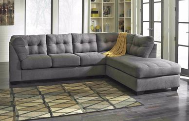Cozy relaxing chaise sectional! Other couch and love seat deals here