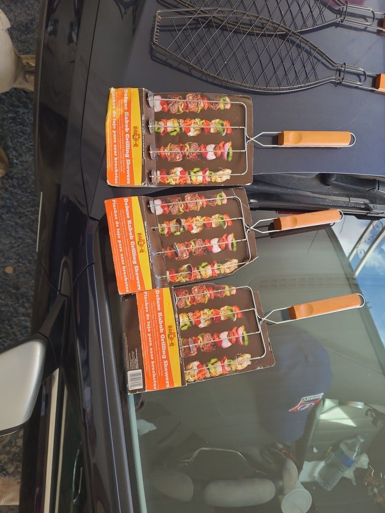 Mr. BBQ Deluxe Kabob Grilling Skewers