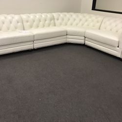 Allington Top Grain Leather Sectional Original $6999