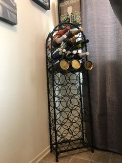 30 BOTTLE METAL WINE RACK