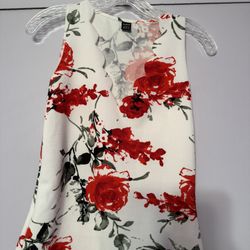 SHEIN Floral Dress Shirt 