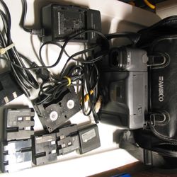 Vintage Sharp ViewCam VL-E66U Video8 Video camcorder 8mm Cassette Playback Tape Player Camera