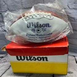 Football Autograph DAVID WHITEHURST Autographed Signed Football Wilson NFL 1977 Green Bay Packers