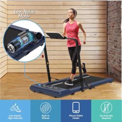 Treadmill Under Desk Foldable 400 Lb Capacity 