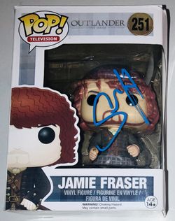 SAM HEUGHAN SIGNED AUTOGRAPHED JAMIE FRASER OUTLANDER FUNKO POP #251 BAS COA!