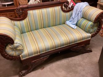 Victorian style settee 64” wide