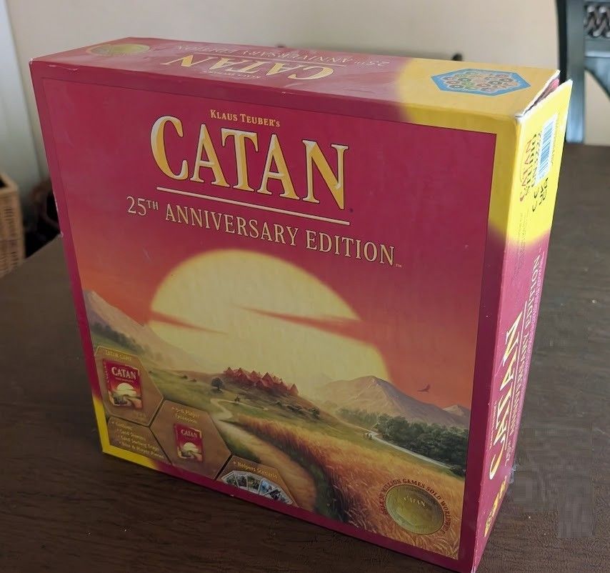 Settlers of Catan boardgame board game 25th anniversary edition