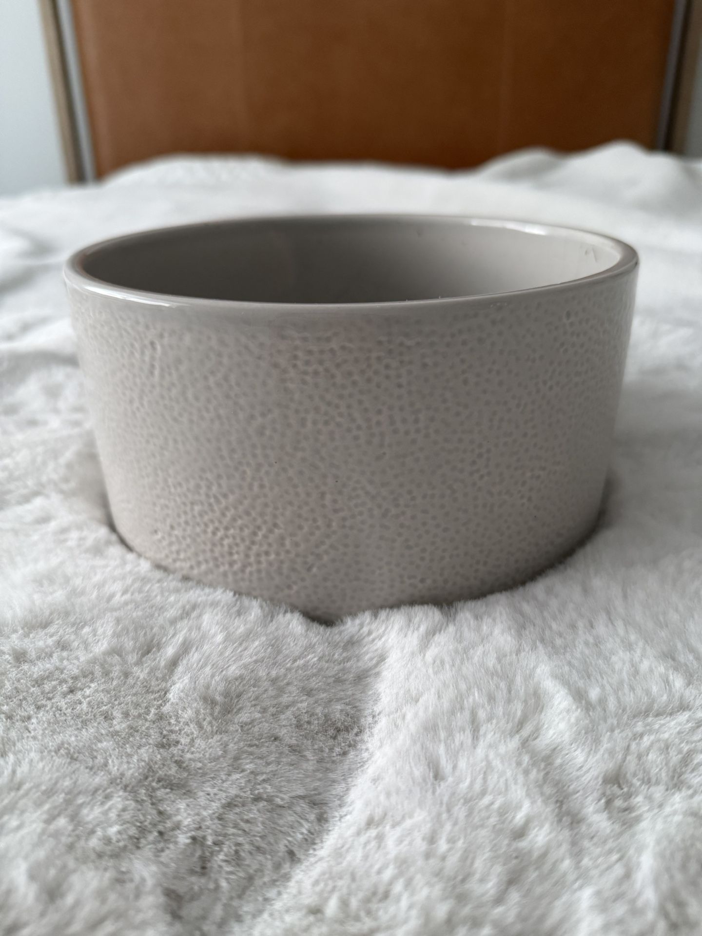 Low Profile Textured Ceramic Planter