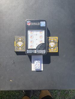 Pittsburgh Steelers Dominoes Cards and Dice